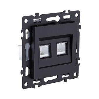 Розетка KOLLINGER AS-018BK