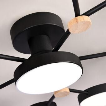 Накладная люстра LED4U L3201-700 BK