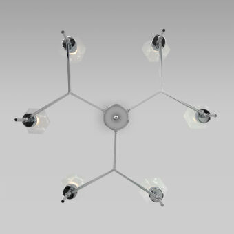 Люстра на штанге Eurosvet 60143/6 хром