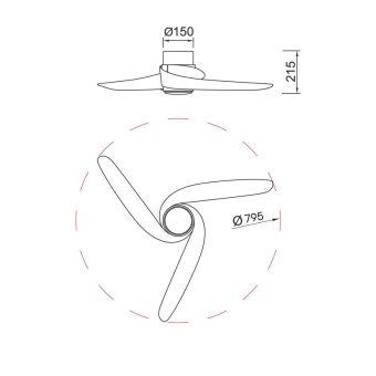 Накладной светильник Mantra 9061