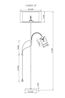 Торшер Moderli V10625-2F