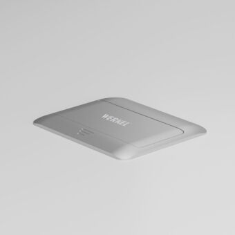 Лючки для розеток Werkel W8074065 серебряный