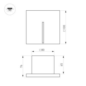 Светильник для ступеней Arlight 051050