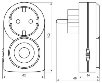 Розетка Feron 23238