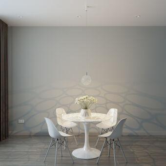 Подвесной светильник Eurosvet 90353/1 хром