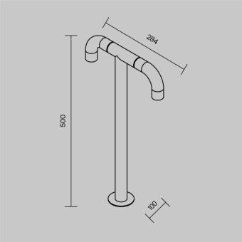 Садово-парковый светильник Maytoni O477FL-L4GF3K