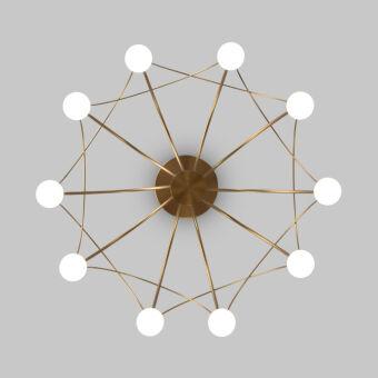 Люстра на штанге Eurosvet 90031/10 LED золото