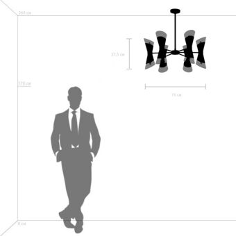 Люстра на штанге Lightstar 817124