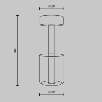 Настольная лампа Maytoni MOD229TL-L3B3K1