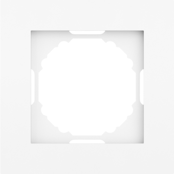 Рамка 1-я, глянцевый белый, серия A07