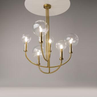 Люстра на штанге Maytoni MOD333PL-06BS