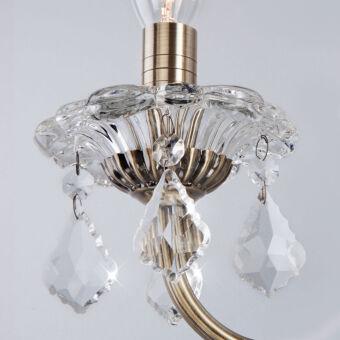 Бра Eurosvet 3281/2 античная бронза/прозрачный хрусталь Strotsk