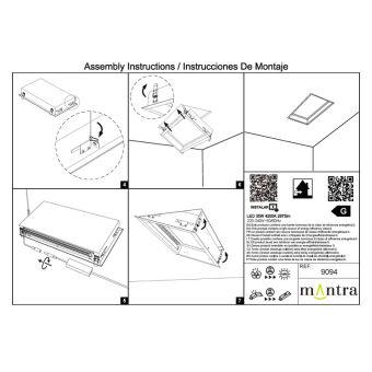 Встраиваемый светильник Mantra 9094