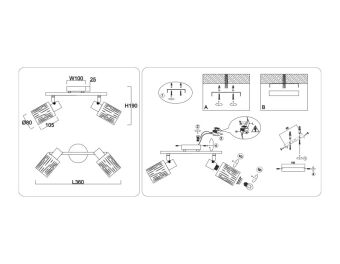 Спот Ambrella Light TR8664