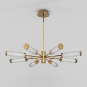 Люстра на штанге Eurosvet 50386 LED латунь