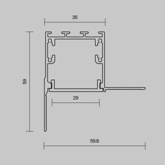 Профиль Maytoni Technical 636014