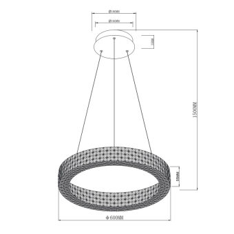Подвесная люстра Escada 10233/1LED