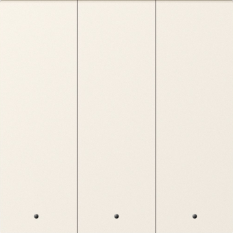 Клавиша 3-я с подсветкой, матовый кремовый, серия A07