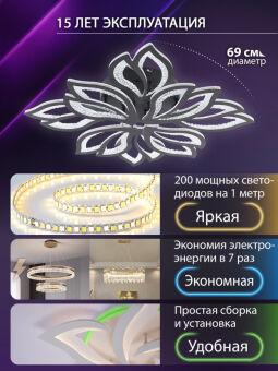 Накладная люстра Natali Kovaltseva LED LAMPS 81107/7C