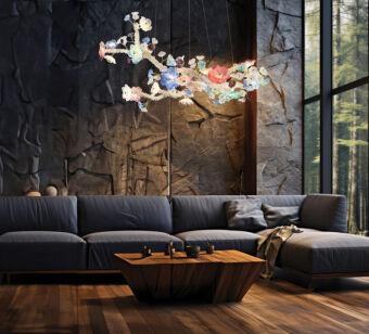 Подвесная люстра Fluorite FL1095-24P