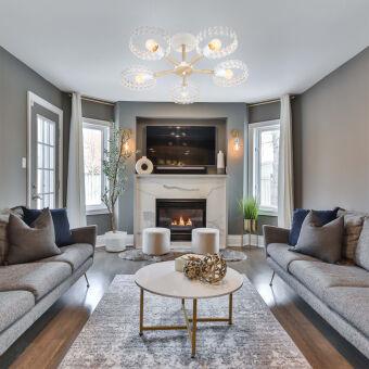 Люстра на штанге Escada 679/5P White