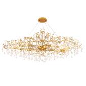Подвесная люстра Crystal Lux REINA V2 SP16 L1500 GOLD PEARL
