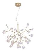 Подвесная люстра Crystal Lux EVITA SP36 GOLD/TRANSPARENT