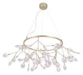 Подвесная люстра Crystal Lux EVITA SP45 D GOLD/TRANSPARENT
