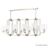 Подвесная люстра Crystal Lux NICOLAS SP10 L1300 GOLD/WHITE