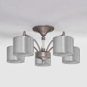 Люстра на штанге Eurosvet 60080/5 сатин-никель