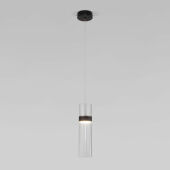 Подвесной светильник Eurosvet 50244/1 LED черный/прозрачный