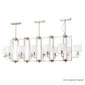 Подвесная люстра Crystal Lux NICOLAS SP12 L1600 GOLD/WHITE