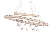 Подвесная люстра Newport 8120/120 oval chrome