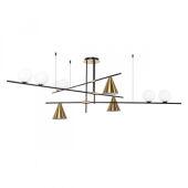 Люстра на штанге ARTE Lamp A7029PL-9BK
