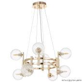 Подвесная люстра Crystal Lux LUXURY SP8 GOLD