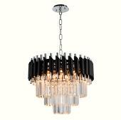 Каскадная люстра Natali Kovaltseva DARIAN 76017/5C CHROME BLACK