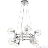 Подвесная люстра Crystal Lux LUXURY SP8 CHROME