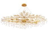Подвесная люстра Crystal Lux REINA V2 SP12 L1500 GOLD PEARL