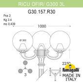 Садово-парковый светильник Fumagalli G30.157.R30.VZF1R