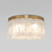 Накладная люстра Eurosvet 60084/5 латунь/перламутр Smart