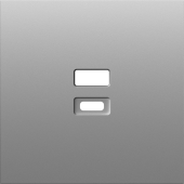 Накладка для розеток USB, серый графит, серия S08