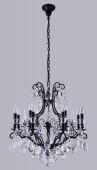 Подвесная люстра Crystal Lux MAGNIFICO SP13 BLACK/TRANSPARENT
