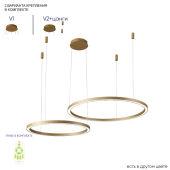 Подвесной светильник Crystal Lux FORTUNA SP123W LED GOLD