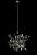 Подвесная люстра Crystal Lux GARDEN SP3 D400 CHROME