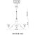 Подвесная люстра ARTE Lamp A5184LM-6AB