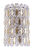 Бра Crystal Lux LIRICA AP2 CHROME/GOLD-TRANSPARENT