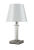 Настольная лампа Crystal Lux NICOLAS LG1 NICKEL/WHITE