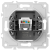 Механизм розетки RJ45 одиночная cat.6/ClassE-8, серия DB