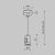 Подвесной комплект Maytoni Technical TRA157SW-S1-PT