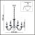 Подвесная люстра LUMION 8033/10